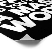 Underwear Can't Stop A Fart And You Think A Mask W Poster (Hoek)