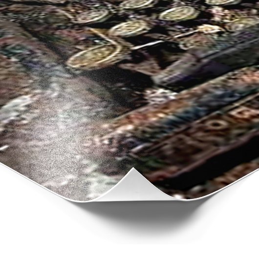 Underwood, oude schrijfmachine foto afdruk (Hoek)