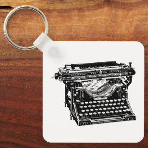 Underwood schrijfmachine schrijver sleutelhanger