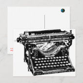 Underwood Typewriter Briefkaart (Voorkant / Achterkant)