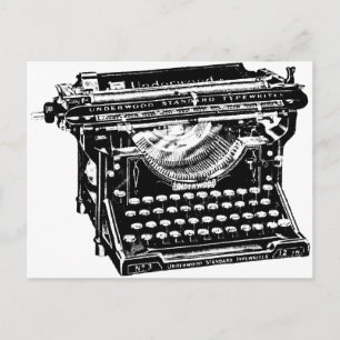 Underwood Typewriter Briefkaart
