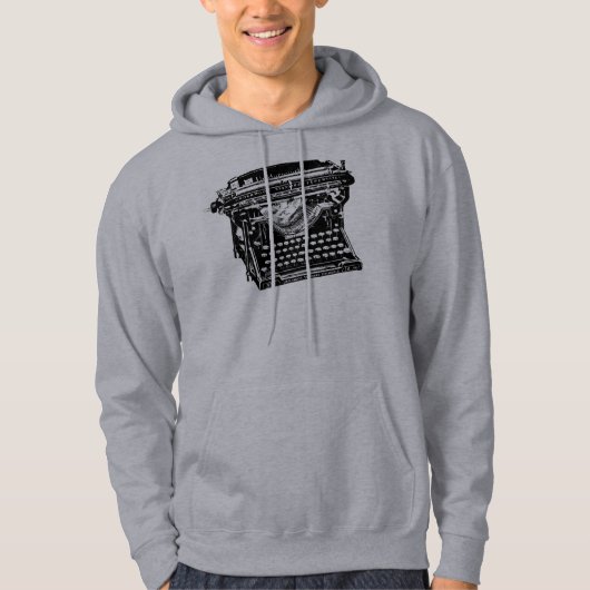 Underwood Typewriter Hoodie (Voorkant)