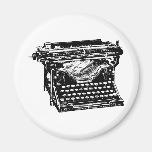 Underwood Typewriter Magneet (Voorkant)