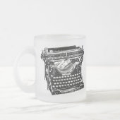 Underwood Typewriter Matglas Koffiemok (Links)