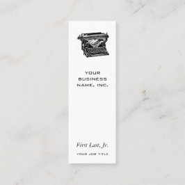 Underwood Typewriter Mini Visitekaartje