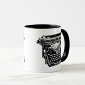 Underwood Typewriter Mok (Voorkant rechts)
