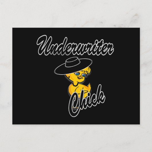 Underwriter Chick #4 Briefkaart (Voorkant)
