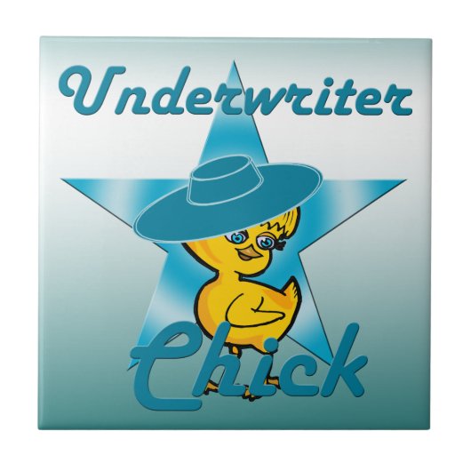 Underwriter Chick #7 Tegeltje (Voorkant)