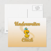 Underwriter Chick Briefkaart (Voorkant / Achterkant)