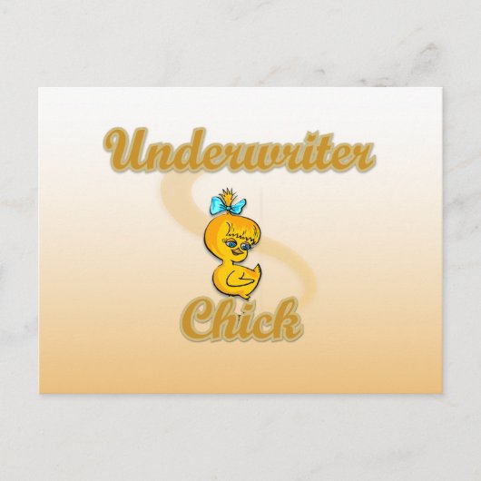 Underwriter Chick Briefkaart (Voorkant)