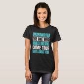 Underwriter kostuum hypotheek makelaar t-shirt (Voorkant volledig)