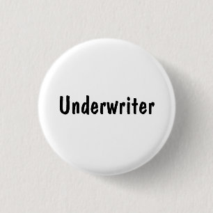 Underwriter wordt in het Nederlands meestal vertaa Ronde Button 3,2 Cm