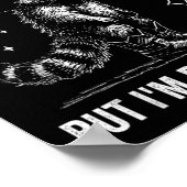 Undiagnosed But I'm Pretty Sure Funny Autism Racco Poster (Hoek)