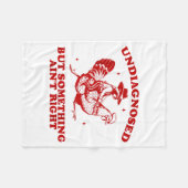 Undiagnosed But Soing Ain't Right Funny Raccoon Ch Fleece Deken (Voorkant (Horizontaal))