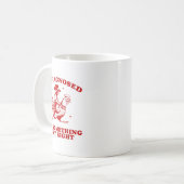 Undiagnosed But Soing Ain't Right Funny Raccoon Ch Koffiemok (Voorkant links)