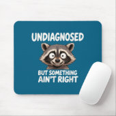 Undiagnosed But Soing Ain't Right Funny Raccoon Me Muismat (Met muis)