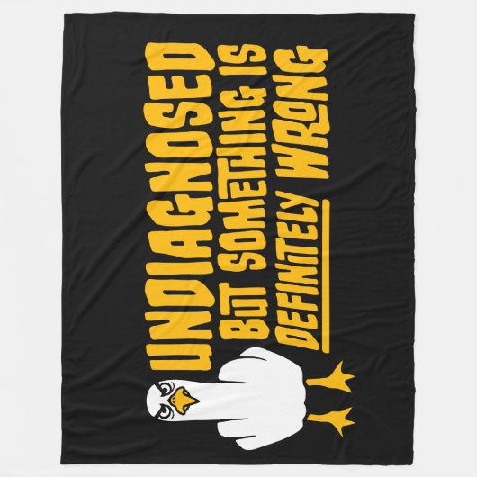 Undiagnosed But Something Definitely Wrong Seagull Fleece Deken (Voorkant)