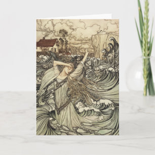 Undine door Arthur Rackham Kaart