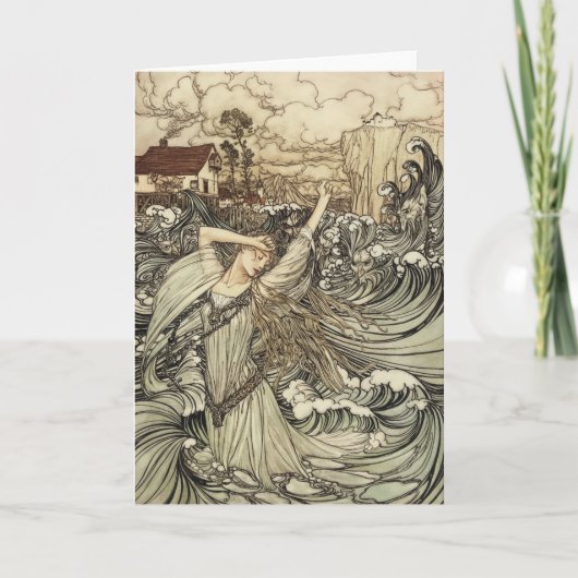 Undine door Arthur Rackham Kaart (Voorkant)