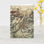 Undine door Arthur Rackham Kaart (Gele Bloem)