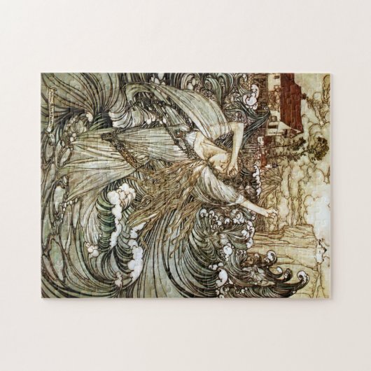  Undine door Arthur Rackham Legpuzzel (Horizontaal)