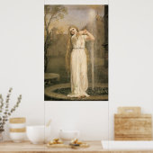 UNDiNE, door John William Waterhouse, 1872 Poster (Keuken)