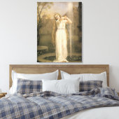 Undine (door John William Waterhouse) Canvas Afdruk (Insitu (Slaapkamer))