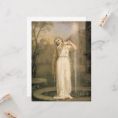 Undine (door John William Waterhouse) Kaart (Voorkant / Achterkant in situ)