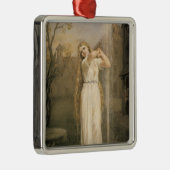 Undine (door John William Waterhouse) Metalen Ornament (Rechts)