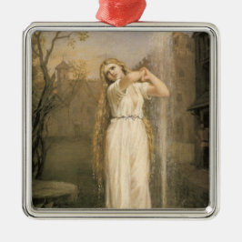 Undine (door John William Waterhouse) Metalen Ornament