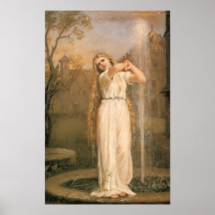 Undine door John William Waterhouse Poster