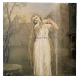Undine (door John William Waterhouse) Tegeltje