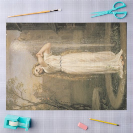 Undine (door John William Waterhouse) Tissuepapier (Craft)