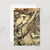 “Undine in de golven” door Arthur Rackham Bedankkaart (Voorkant / Achterkant)