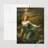 Undine in maanlicht briefkaart (Voorkant / Achterkant)