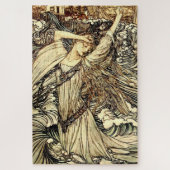 "Undine in the Waves" van Arthur Rackham Legpuzzel (Verticaal)