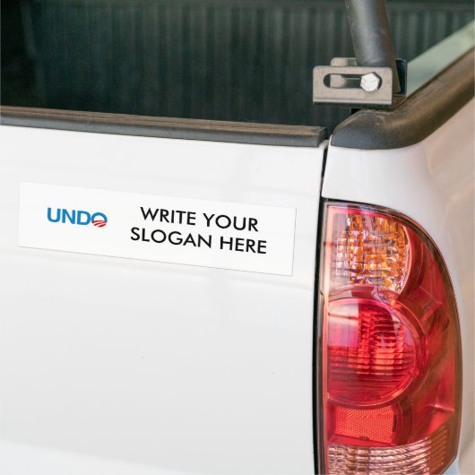 UNDO BUMPERSTICKER (Op Truck)