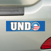 UNDO BUMPERSTICKER (Op auto)