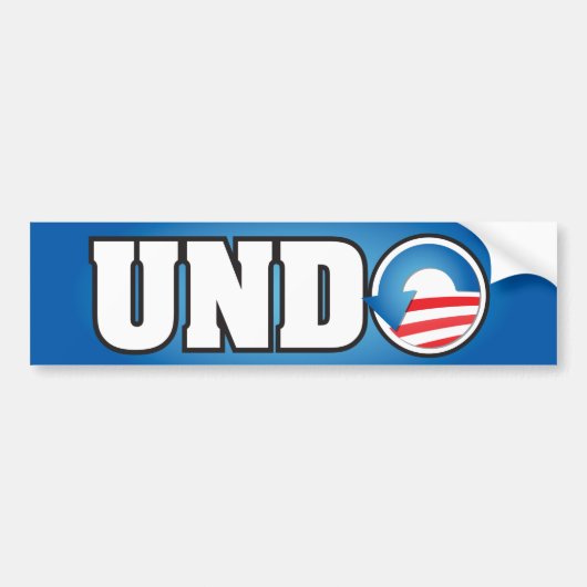UNDO BUMPERSTICKER (Voorkant)