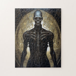 Undode Cyborg Sci-Fi Horror Art Legpuzzel