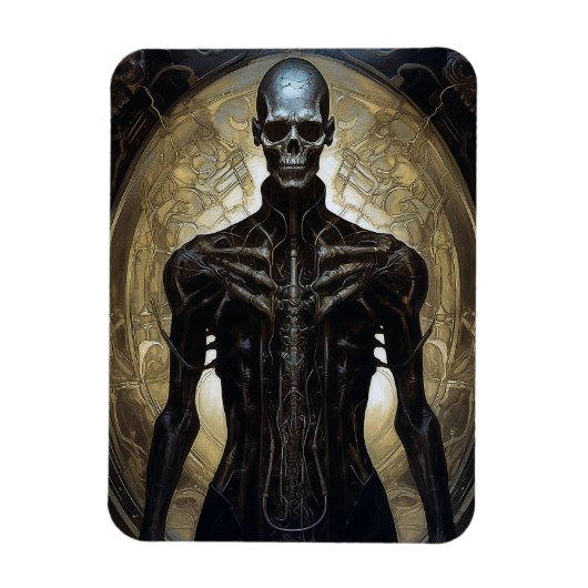 Undode Cyborg Sci-Fi Horror Art Magneet (Verticaal)