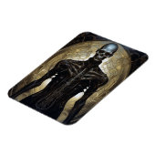 Undode Cyborg Sci-Fi Horror Art Magneet (Linkerzijde)