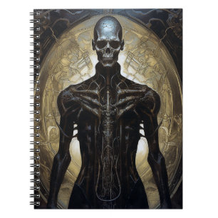 Undode Cyborg Sci-Fi Horror Art Notitieboek