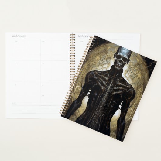 Undode Cyborg Sci-Fi Horror Art Planner (Display)