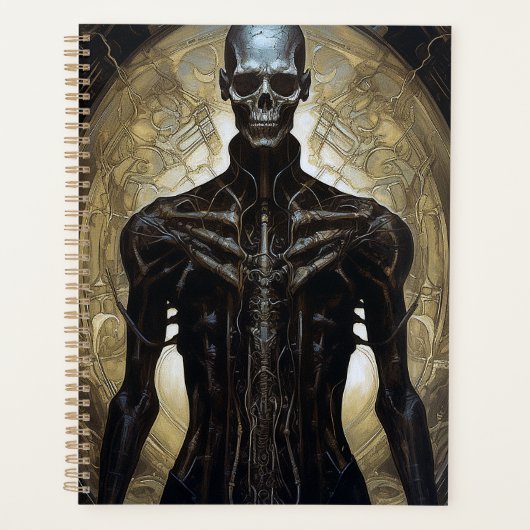 Undode Cyborg Sci-Fi Horror Art Planner (Voorkant)