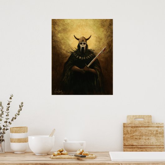Undode Viking Poster (Keuken)