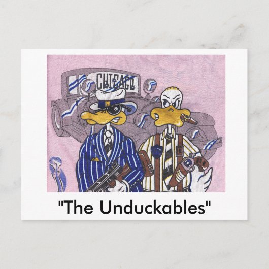 Unduckables Untouchables Briefkaart (Voorkant)