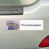 Unduckables Untouchables Bumpersticker (Op auto)