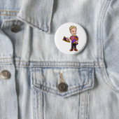 Undutchable Kreludor Personeelsspeler Ronde Button 5,7 Cm (In situ)