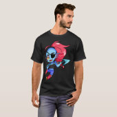 Undyne T-shirt (Voorkant volledig)